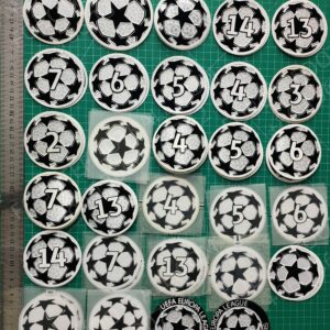 UCL UEFA Champions League Respect + Star Ball Patch Badge Patches Flock Collection