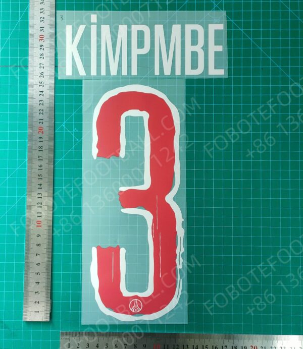 PSG UCL 2024-25 Home Nameset for Football Shirt Player Name - Image 2