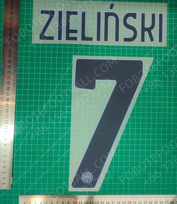 Inter Milan 2024-25 Away Nameset for Football Shirt Player Name - Image 2
