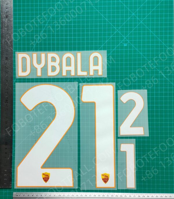 Roma 2024-25 2nd Away Nameset for Football Shirt Any Name & Number - Image 4