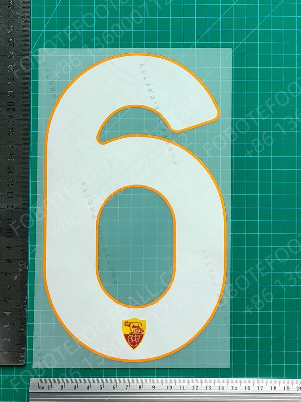 Roma 2024-25 2nd Away Nameset for Football Shirt Any Name & Number - Image 13