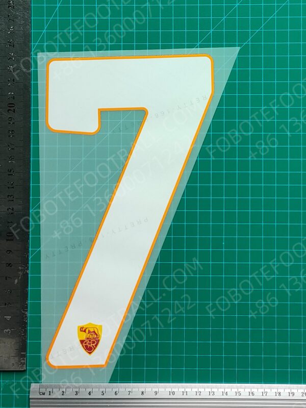 Roma 2024-25 2nd Away Nameset for Football Shirt Any Name & Number - Image 14
