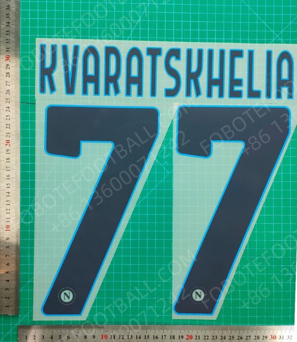 Napoli 2024-25 Away Nameset for Football Shirt Any Name & Number