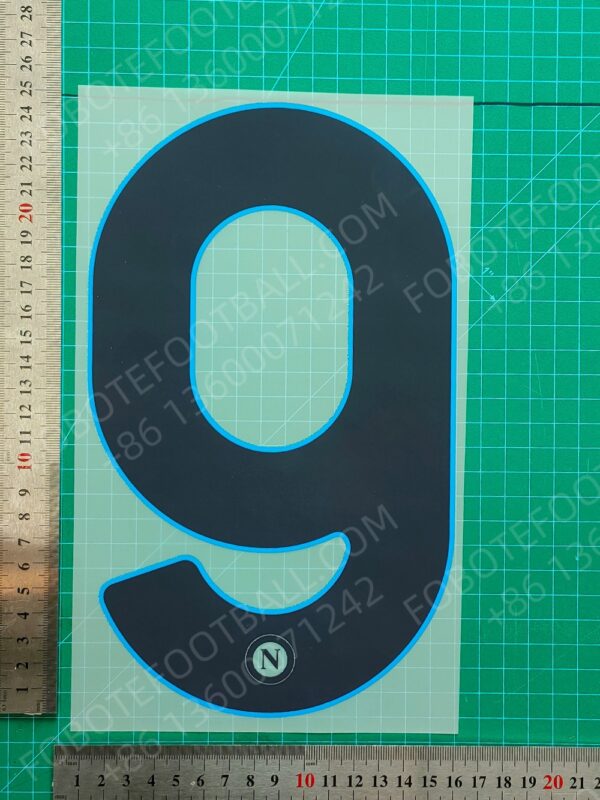 Napoli 2024-25 Away Nameset for Football Shirt Any Name & Number - Image 13