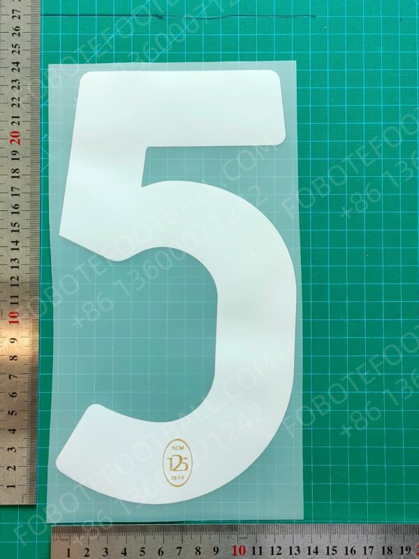 AC Milan 125th Anniversary Special Edition Nameset for Football Shirt Any Name & Number - Image 8