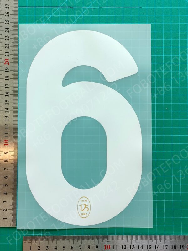 AC Milan 125th Anniversary Special Edition Nameset for Football Shirt Any Name & Number - Image 9