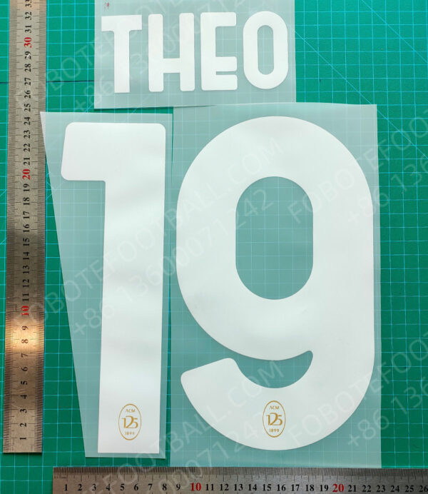 AC Milan 125th Anniversary Special Edition Nameset for Football Shirt Any Name & Number - Image 2