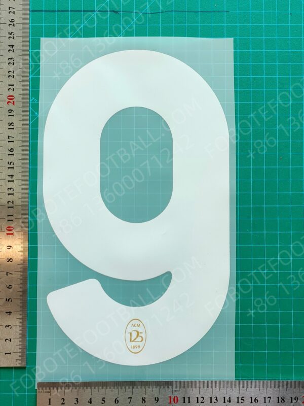 AC Milan 125th Anniversary Special Edition Nameset for Football Shirt Any Name & Number - Image 12