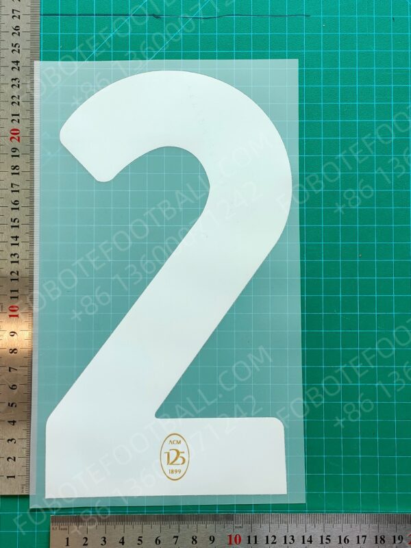 AC Milan 125th Anniversary Special Edition Nameset for Football Shirt Any Name & Number - Image 5