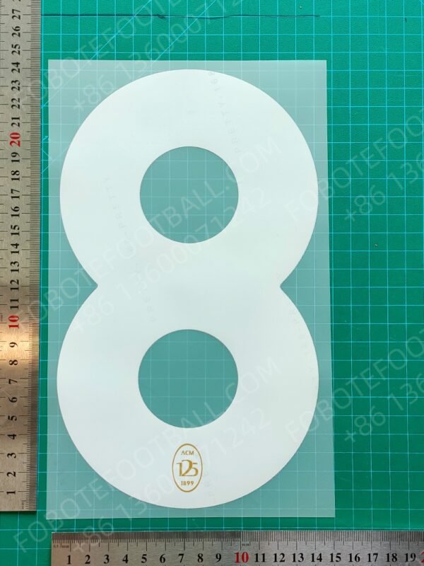 AC Milan 125th Anniversary Special Edition Nameset for Football Shirt Any Name & Number - Image 11