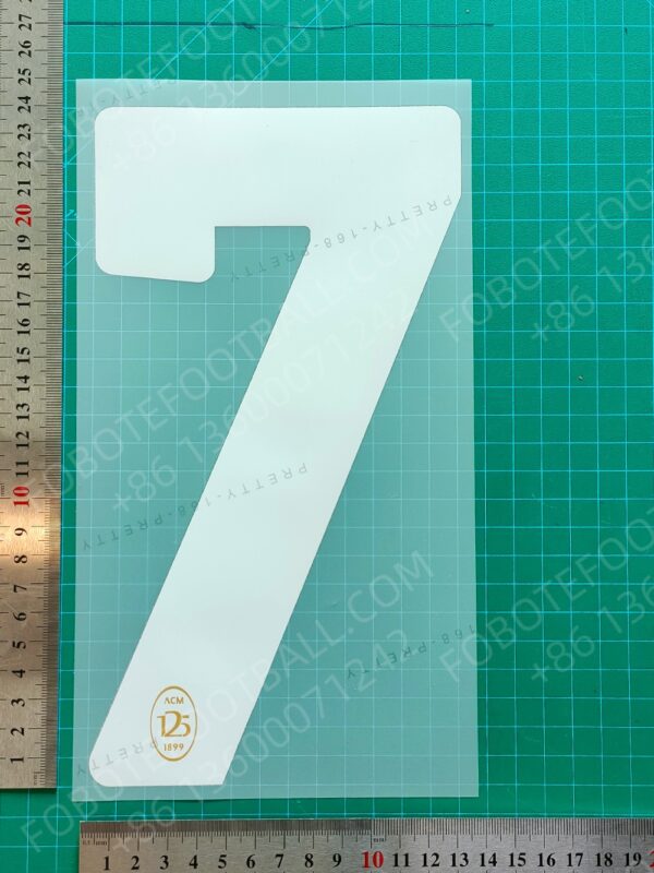 AC Milan 125th Anniversary Special Edition Nameset for Football Shirt Any Name & Number - Image 10