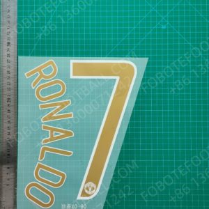 Manchester United 06/07 Home Retro Player Nameset Printing