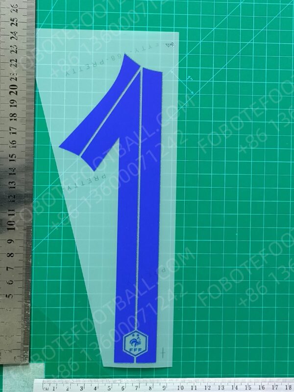 France 2023 Away Player Nameset for Football Shirt Any Name & Number - Image 7