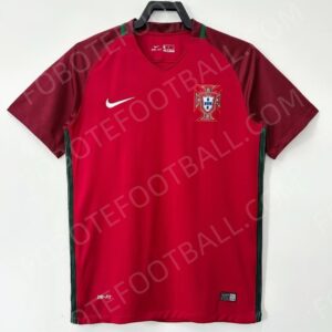 2016 Portugal Home Retro Football Jersey