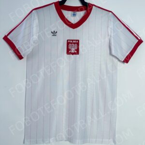 1982 Poland home Retro Football Jersey