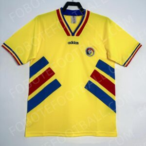 1994 Romania Home Retro Football Jersey
