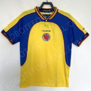 2001 Colombia Home Retro Football Jersey