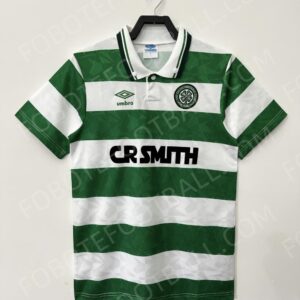 88/89 Celtic FC Home Retro Football Jersey