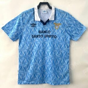 1991 Lazio Home Retro Football Jersey