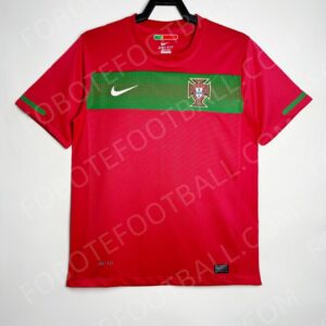 2010 Portugal Home Retro Football Jersey