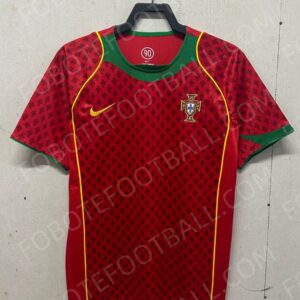 2004 Portugal Home Retro Football Jersey