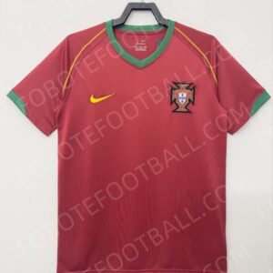 2006 Portugal Home Retro Football Jersey