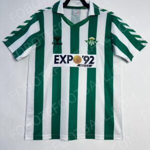 88/89 Real Betis Home Retro Football Jersey