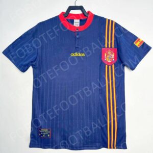 1996 Spain Away Retro Football Jersey