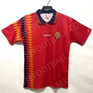 1994 Spain Home Retro Football Jersey