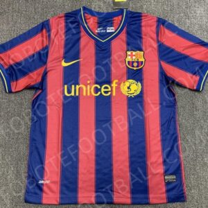 08/09 Barcelona Home Retro Football Jersey
