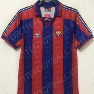 96/97 Barcelona Home Retro Football Jersey
