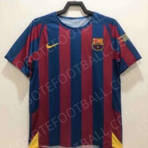05/06 Barcelona UEFA Home Retro Football Jersey