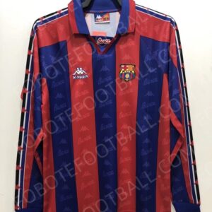 96/97 Barcelona Home Retro Football Jersey Long sleeves