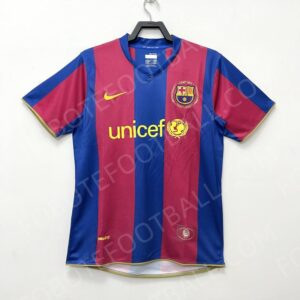 07/08 Barcelona Home Retro Football Jersey