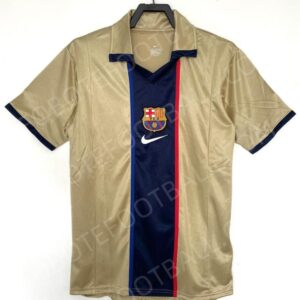 01/02 Barcelona Away Retro Football Jersey