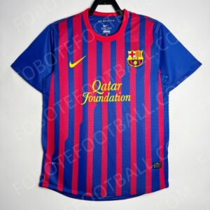 11/12 Barcelona Home Retro Football Jersey