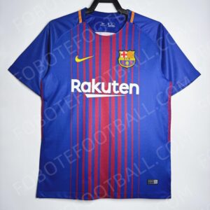 17/18 Barcelona Home Retro Football Jersey