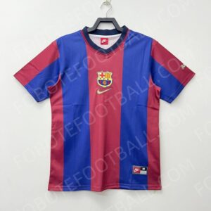 98/99 Barcelona Home Retro Football Jersey