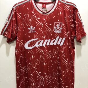 89/91 Liverpool Home Retro Football Jersey