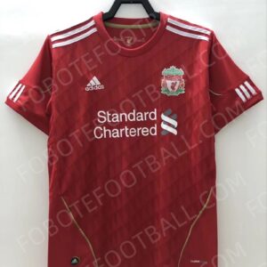 2010 Liverpool Home Retro Football Jersey