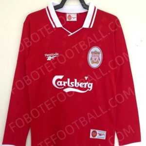 96/97 Liverpool Home Retro Football Jersey Long sleeves
