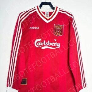 95/96 Liverpool Home Retro Football Jersey Long sleeves