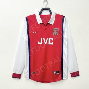 98/99 Arsenal Home Retro Football Jersey Long sleeves