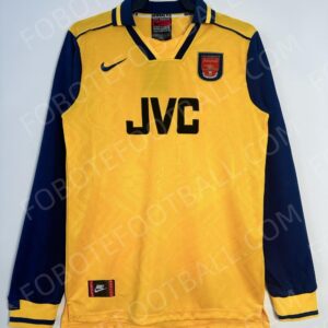 96/97 Arsenal Away Retro Football Jersey Long sleeves