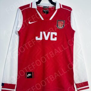96/97 Arsenal Home Retro Football Jersey Long sleeves