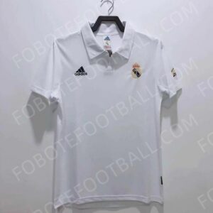 02/03 Real Madrid Home Retro Football Jersey UEFA