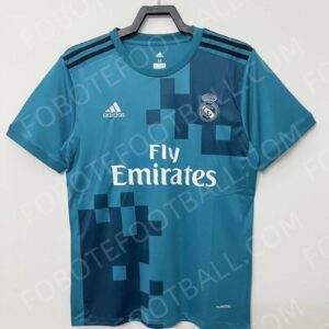 17/18 Real Madrid 2nd Away Retro Football Jersey