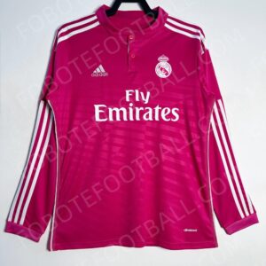 14/15 Real Madrid Away Retro Football Jersey Long sleeves