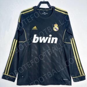 11/12 Real Madrid Away Retro Football Jersey Long sleeves
