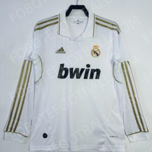 11/12 Real Madrid Home Retro Football Jersey Long sleeves